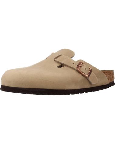 Sandalias de Mujer y Hombre BIRKENSTOCK BOSTON PIEL BROWN MORO