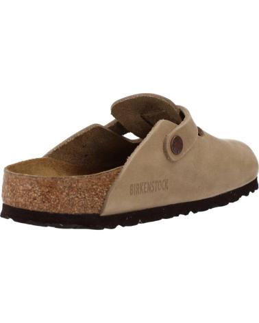 Sandalias de Mujer y Hombre BIRKENSTOCK BOSTON PIEL BROWN MORO