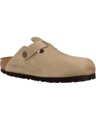 Sandalias de Mujer y Hombre BIRKENSTOCK BOSTON PIEL BROWN MORO