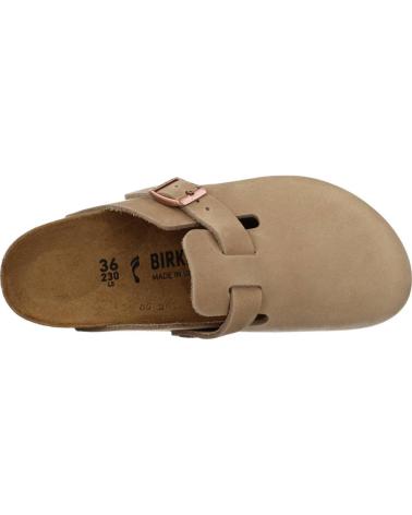 Sandalias de Mujer y Hombre BIRKENSTOCK BOSTON PIEL BROWN MORO