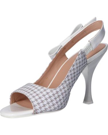 Sapatos de salto de Mulher GEOX D92CVC 00766 D ELISANGEL C1303 LT GREY-WHITE