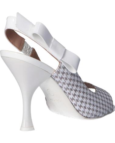 Sapatos de salto de Mulher GEOX D92CVC 00766 D ELISANGEL C1303 LT GREY-WHITE