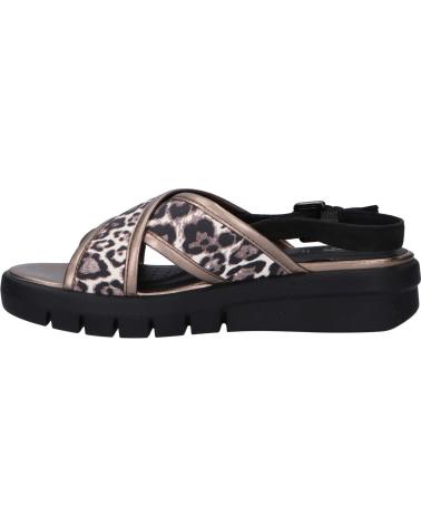 Sandalias de Mujer GEOX D92DPD 0AW21 D WIMBLEY C6458 CHESTNUT-BLACK