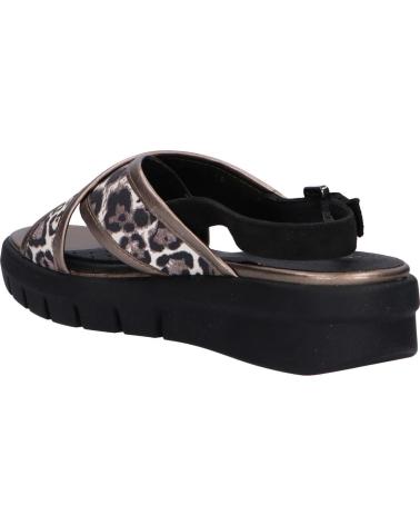 Sandalias de Mujer GEOX D92DPD 0AW21 D WIMBLEY C6458 CHESTNUT-BLACK
