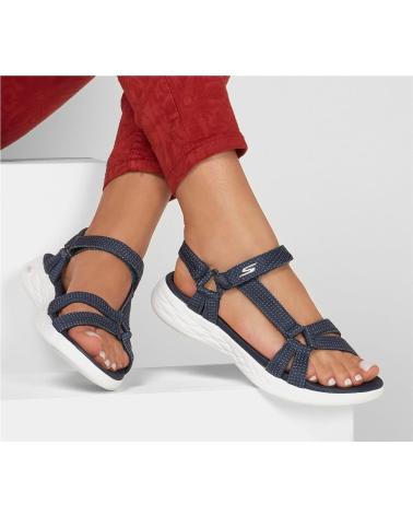 Sandálias de Mulher SKECHERS ON THE GO 600 BRILLI AZUL