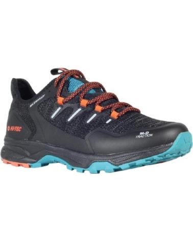 ZAPATILLAS DEPORTIVAS HI-TEC O090079004 NEGRO NARANJA NEGRO-NARAN