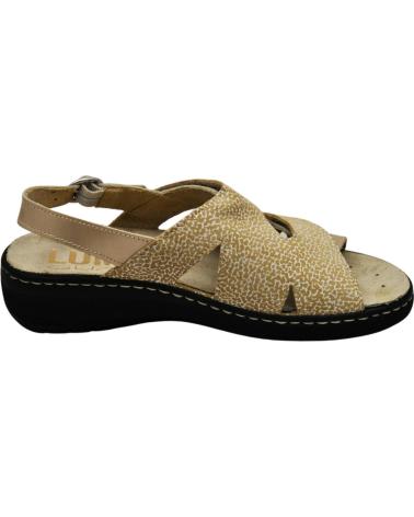 Sandalias de Mujer LUMEL SANDALIA 8195-5256 GIANNUTRI-NAPPA BIO RECICLABLE PAR BEIGE-PIEDRA