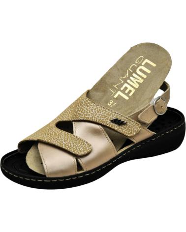 Sandalias de Mujer LUMEL SANDALIA 8195-5256 GIANNUTRI-NAPPA BIO RECICLABLE PAR BEIGE-PIEDRA