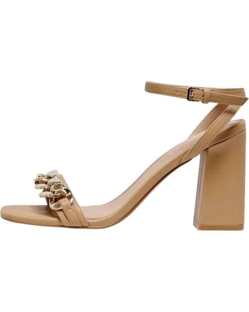 ONLY Sandalias De Tacon 48653857325395 en beige para mujer BEIGE