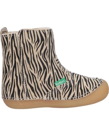 Botas de Niña KICKERS 739123-10 SOCOOL 31 BLANC