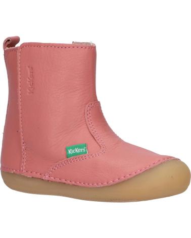 Botas de Niña KICKERS 584413-10 SOCOOL 132 ROSE FONCE