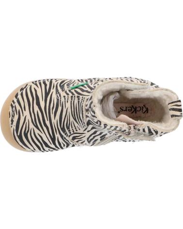 Botas de Niña KICKERS 739123-10 SOCOOL 31 BLANC