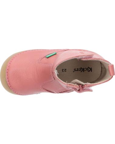 Botas de Niña KICKERS 584413-10 SOCOOL 132 ROSE FONCE