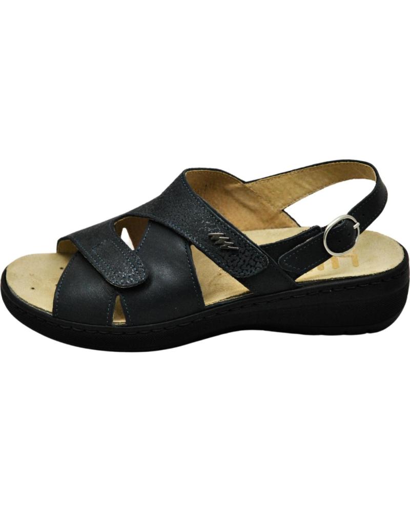 Sandalen für Damen LUMEL SANDALIA 8195-5256 GIANNUTRI-NAPPA BIO RECICLABLE PAR BLU