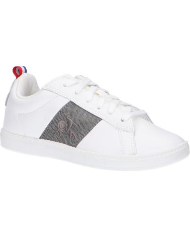 Zapatillas deporte de Mujer y Niña y Niño LE COQ SPORTIF 2010077 COURTCLASSIC OPTICAL WHITE-GREY