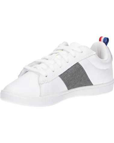 Zapatillas deporte de Mujer y Niña y Niño LE COQ SPORTIF 2010077 COURTCLASSIC OPTICAL WHITE-GREY