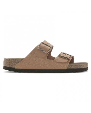 Sandales pour Femme et Garçon BIRKENSTOCK ARIZONA EARTHY VEGAN PECAN NARANJA