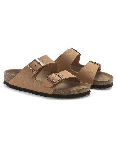 Sandales pour Femme et Garçon BIRKENSTOCK ARIZONA EARTHY VEGAN PECAN NARANJA