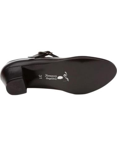 Zapatos de Niña ANGELITOS ZAPATOS FLAMENCA VARIOS 302 NEGRO
