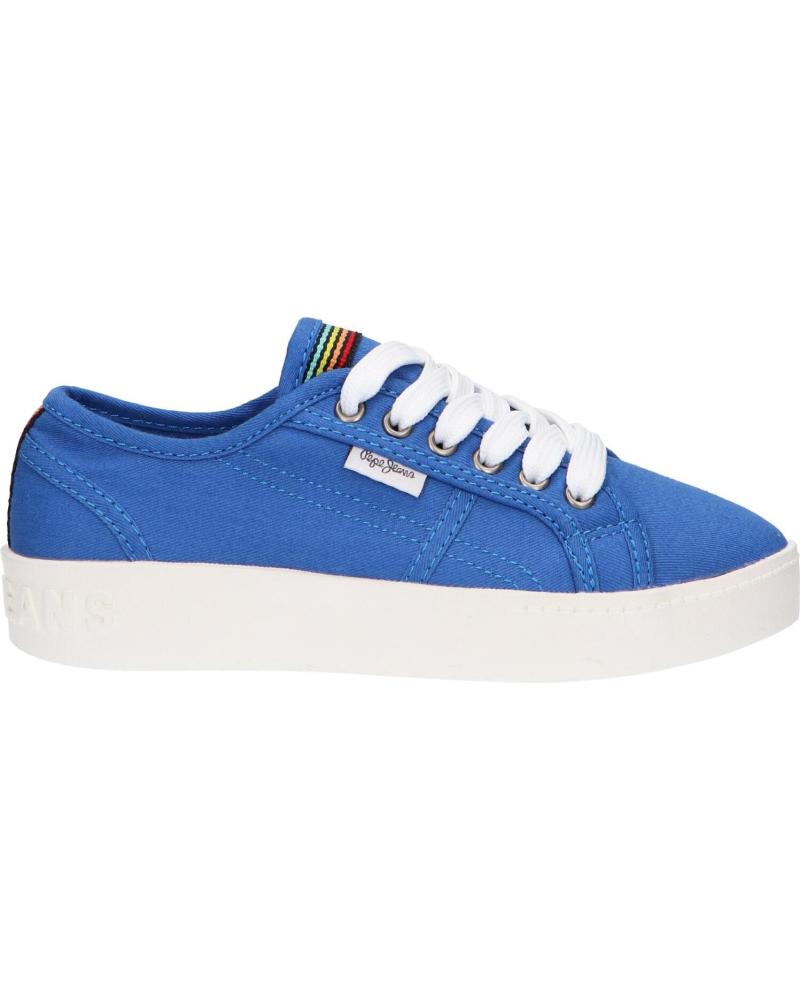 Sportif pour Fille et Garçon PEPE JEANS PGS30448 BRIXTON CANVAS 539 LAGOON