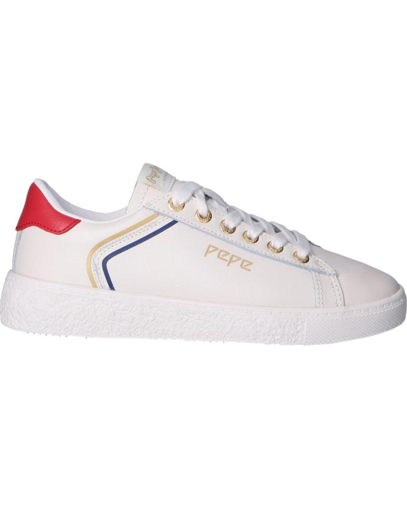 Sapatilhas de Mulher PEPE JEANS PLS30956 ROXY ARCH 800 WHITE