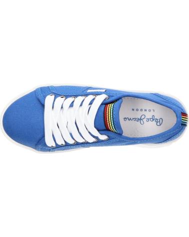 Sportif pour Fille et Garçon PEPE JEANS PGS30448 BRIXTON CANVAS 539 LAGOON