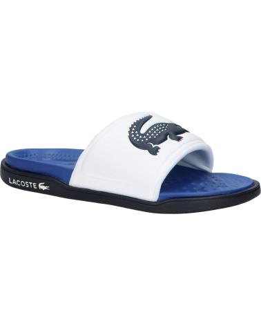 Chanclas de Hombre y Niño LACOSTE 45CMA0001 SERVE DUAL 042 WHT-NVY