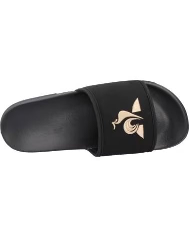 LE COQ SPORTIF SLIDE BINDING METALLIC - CHINELOS HOMEM PRETOS NEGRO