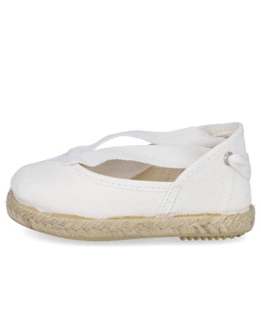 Chaussures pour Fille L&R SHOES 253-L ALPARGATAS YUTE NINA BLANCO