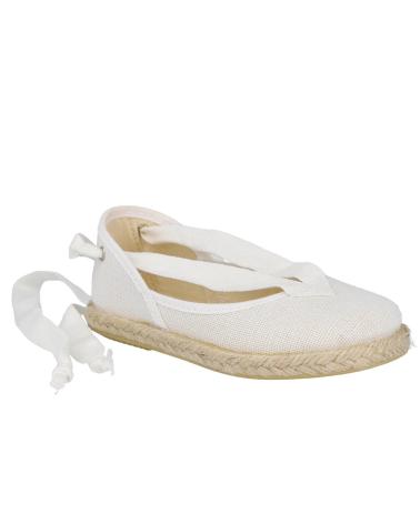 Chaussures pour Fille L&R SHOES 253-L ALPARGATAS YUTE NINA BLANCO