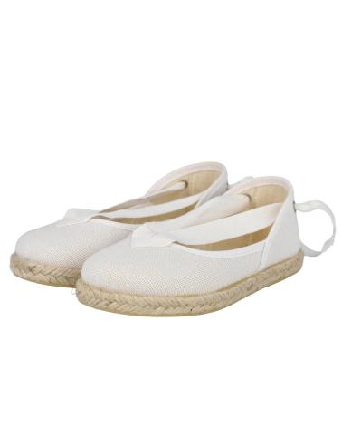 Chaussures pour Fille L&R SHOES 253-L ALPARGATAS YUTE NINA BLANCO
