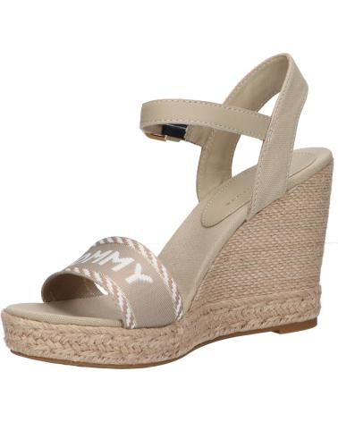 Sandali per Donna TOMMY HILFIGER FW0FW07088 SEASONAL WEBBING WEDGE RBT SANDALWOOD