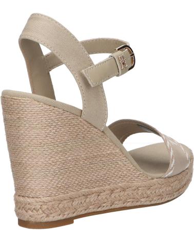 Sandali per Donna TOMMY HILFIGER FW0FW07088 SEASONAL WEBBING WEDGE RBT SANDALWOOD