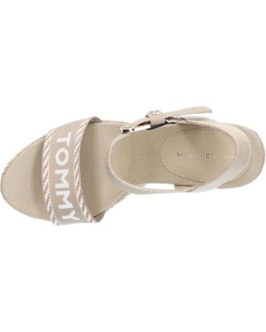 Sandali per Donna TOMMY HILFIGER FW0FW07088 SEASONAL WEBBING WEDGE RBT SANDALWOOD
