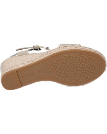 Sandali per Donna TOMMY HILFIGER FW0FW07088 SEASONAL WEBBING WEDGE RBT SANDALWOOD