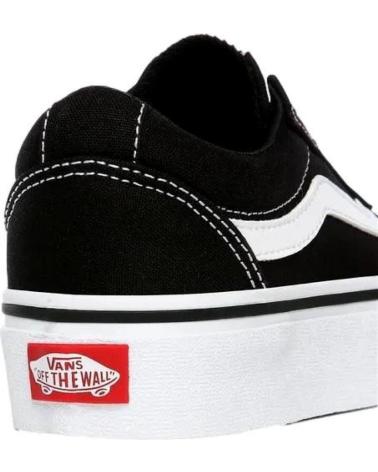 girl boots VANS OFF THE WALL ZAPATILLAS VANS MY WARD PLATFORM NEGRO BLANCO VN0A4UUV1871M NEGRO