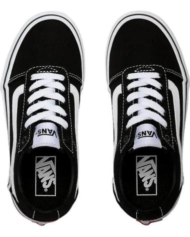 girl boots VANS OFF THE WALL ZAPATILLAS VANS MY WARD PLATFORM NEGRO BLANCO VN0A4UUV1871M NEGRO
