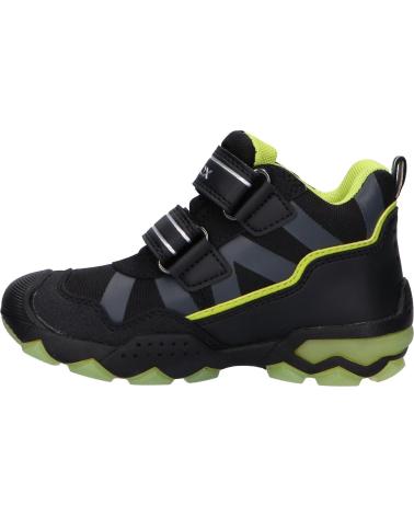 Sapatilhas de Menino GEOX J949WC 0FU54 J BULLER B ABX C0802 BLACK-LIME