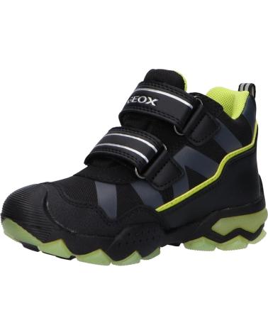 Sapatilhas de Menino GEOX J949WC 0FU54 J BULLER B ABX C0802 BLACK-LIME