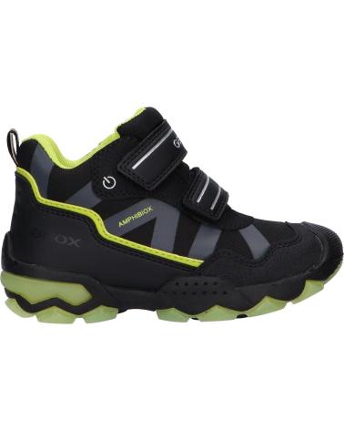 Sapatilhas de Menino GEOX J949WC 0FU54 J BULLER B ABX C0802 BLACK-LIME