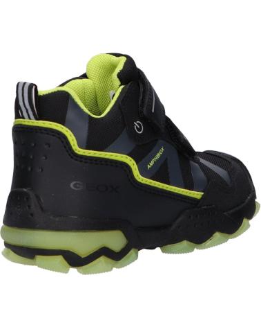 Sapatilhas de Menino GEOX J949WC 0FU54 J BULLER B ABX C0802 BLACK-LIME
