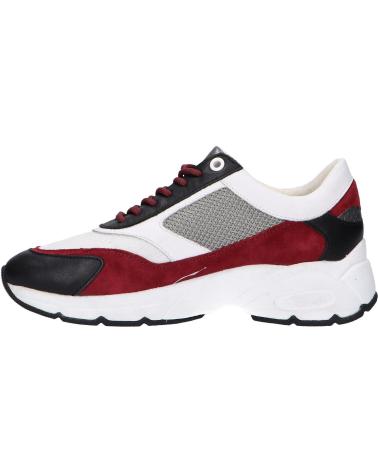 Zapatillas deporte de Mujer GEOX D94FGA 08521 D ALHOUR C0241 BLACK-BORDEAUX