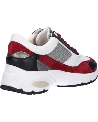 Zapatillas deporte de Mujer GEOX D94FGA 08521 D ALHOUR C0241 BLACK-BORDEAUX