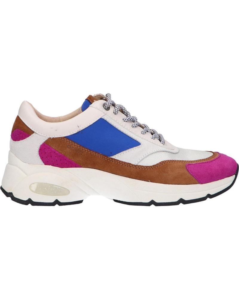 Zapatillas deporte de Mujer GEOX D94FGA 00022 D ALHOUR CR68D TOBACCO-DK FUCHSIA