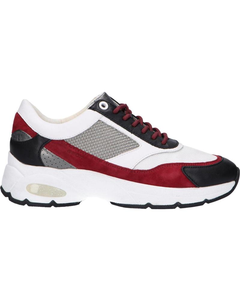 Zapatillas deporte de Mujer GEOX D94FGA 08521 D ALHOUR C0241 BLACK-BORDEAUX