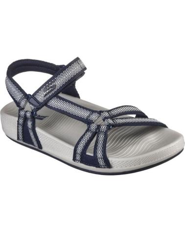 Sandali per Donna SKECHERS SANDALIAS PLANAS 140476 MARINO AZUL