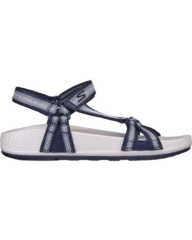 Sandali per Donna SKECHERS SANDALIAS PLANAS 140476 MARINO AZUL