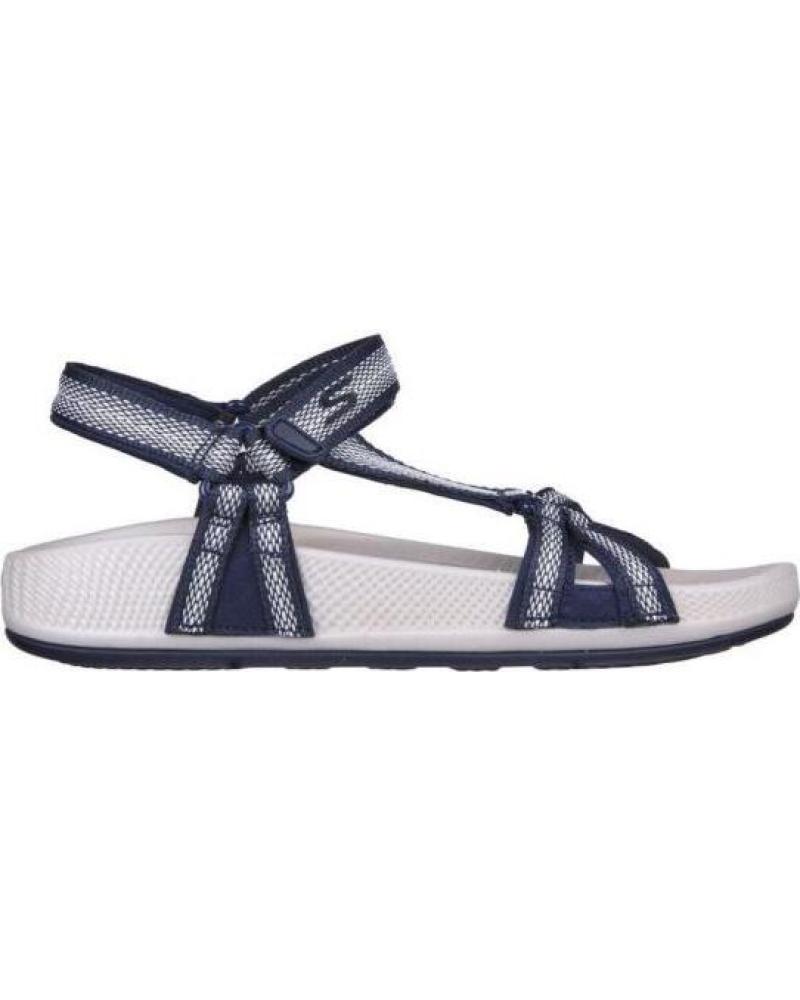 Sandali per Donna SKECHERS SANDALIAS PLANAS 140476 MARINO AZUL