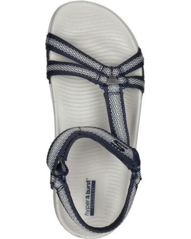 Sandali per Donna SKECHERS SANDALIAS PLANAS 140476 MARINO AZUL