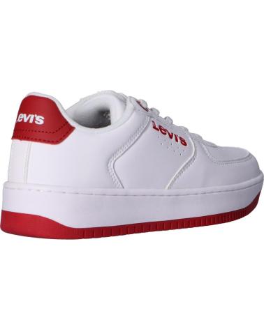 Sapatilhas de Menina e Menino LEVIS VUNI0020S NEW UNION 0079 WHITE RED